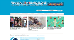 Desktop Screenshot of francaisabarcelone.com